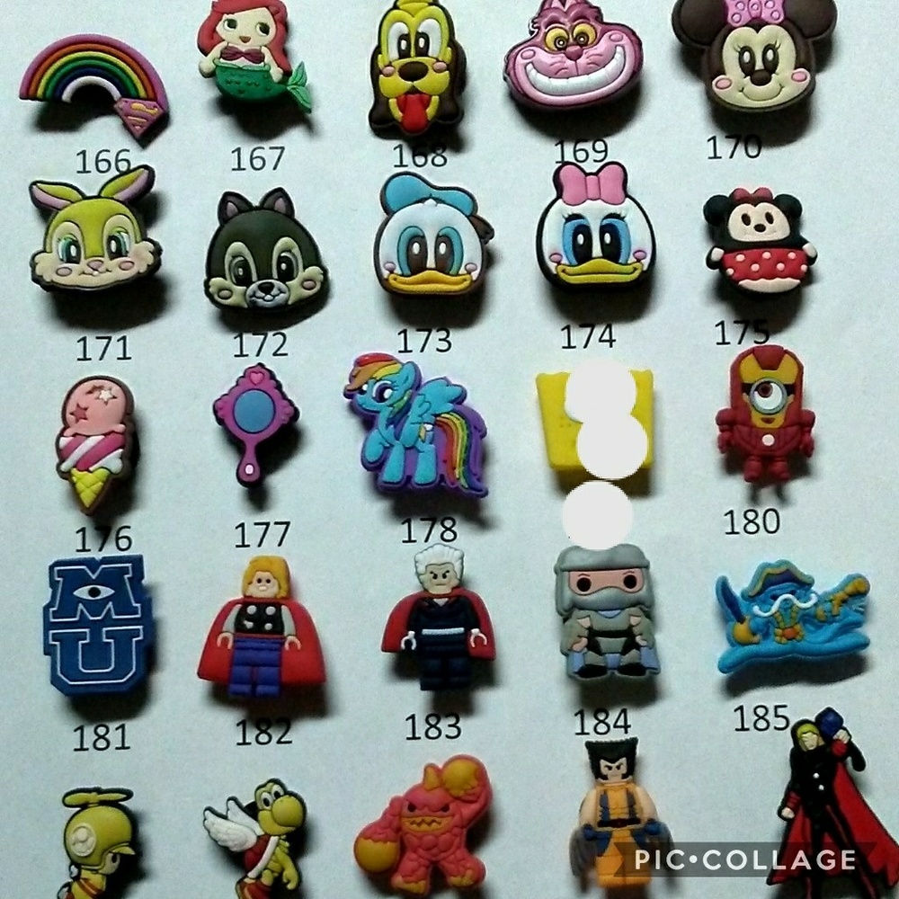 Mix and Match 14 pcs for crocs shoe charm